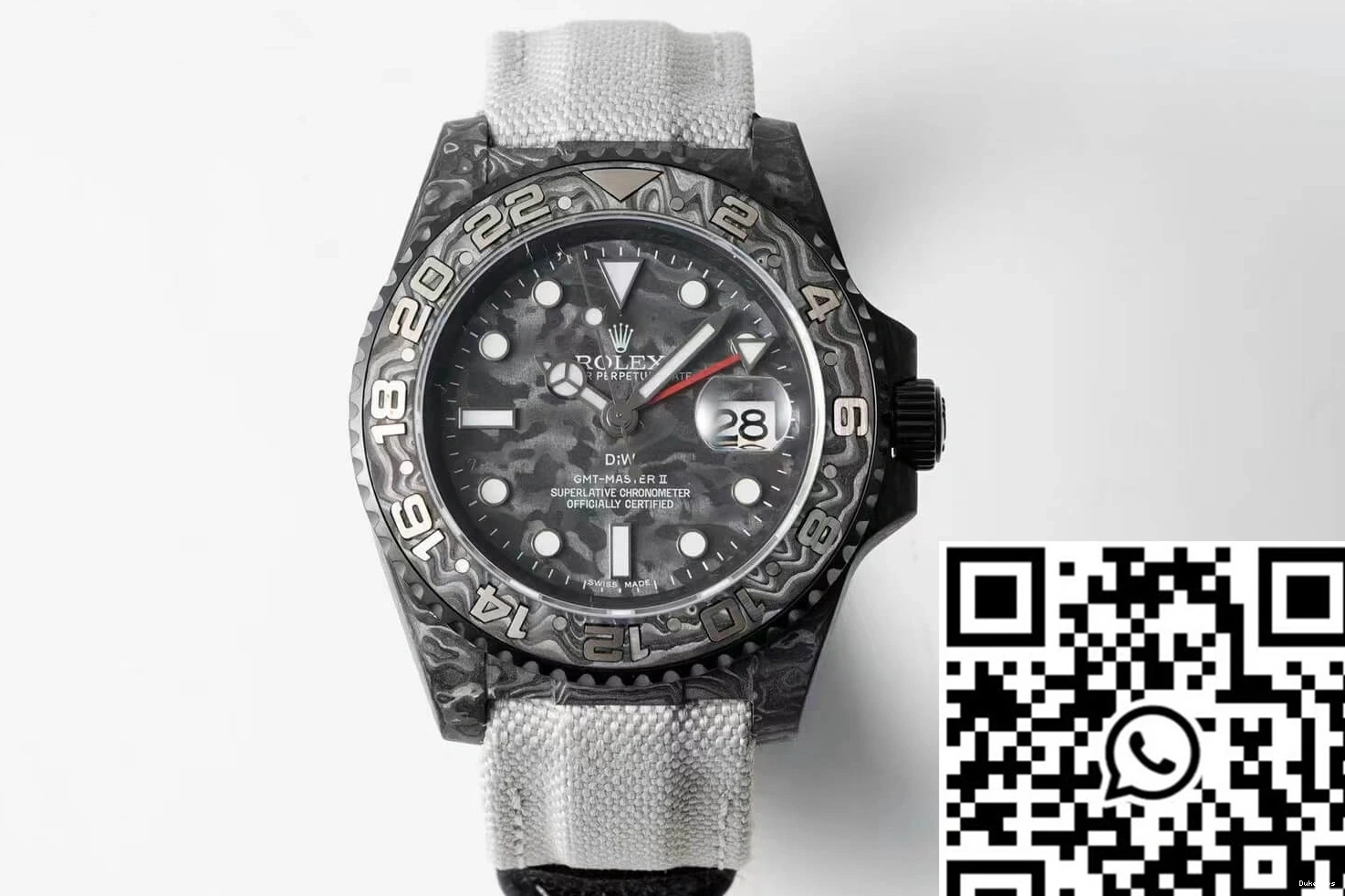 II Dial Fiber Carbon Diw GMT-MASTER Strap Fabric Rolex 1226